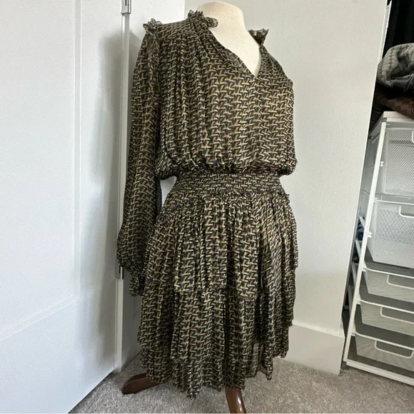 Zadig & Voltaire Rulie Chiffon Mini Dress womens size small NWOT - Picture 6 of 15